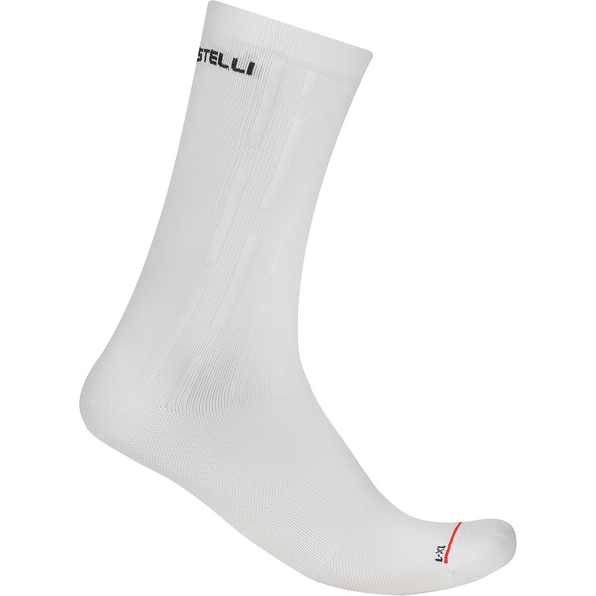 Image of Castelli Aero Race Pro 20 Sock White, S/M