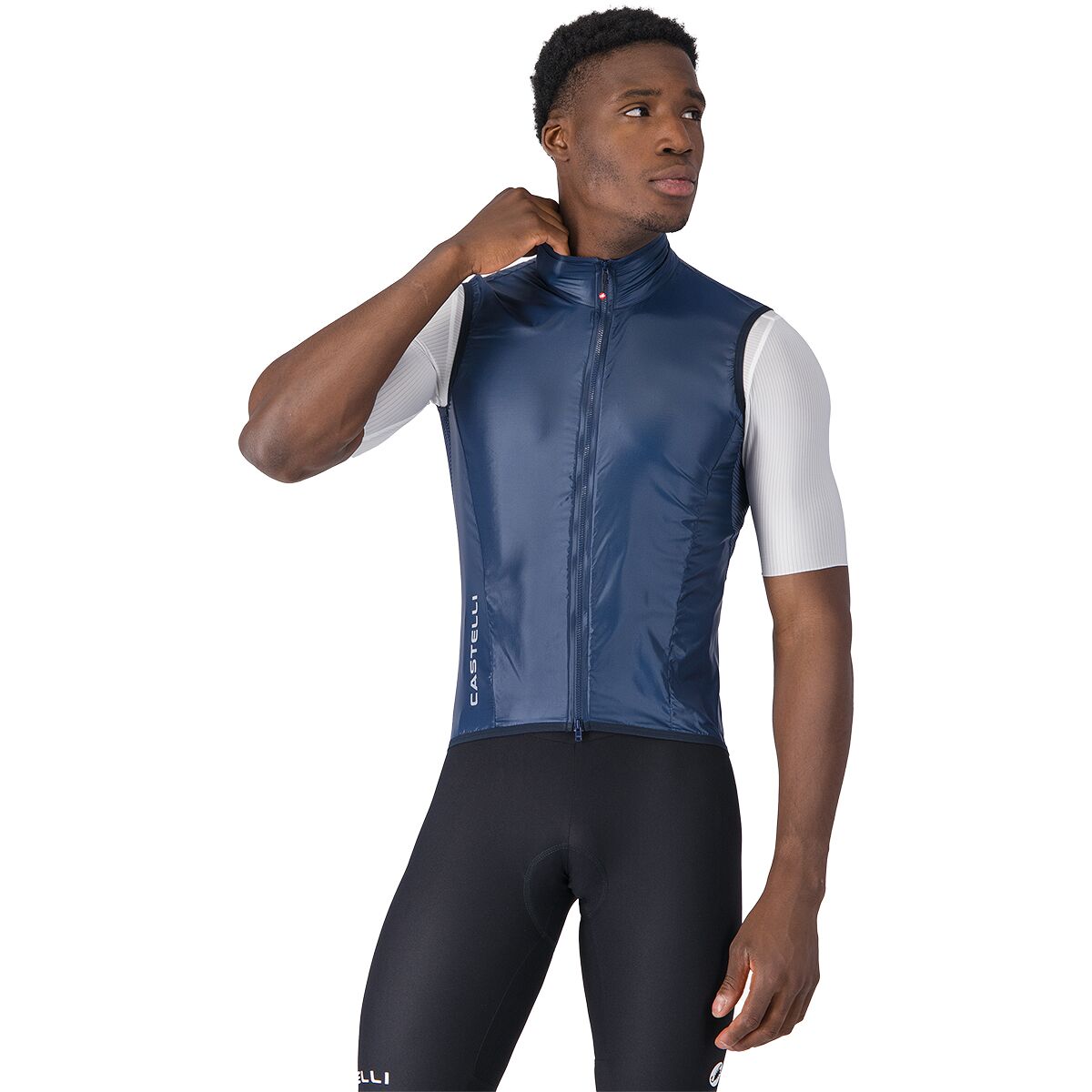Image of Castelli Aria 2 Vest - Men's Belgian Blue, M