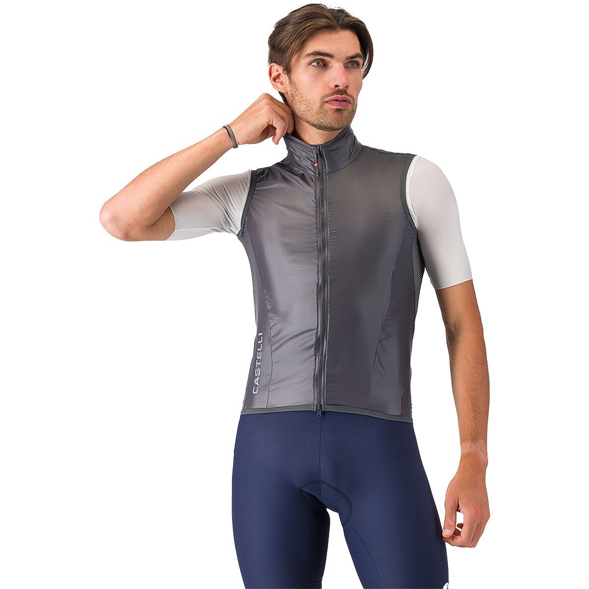 Image of Castelli Aria 2 Vest - Men's Dark Gray, L