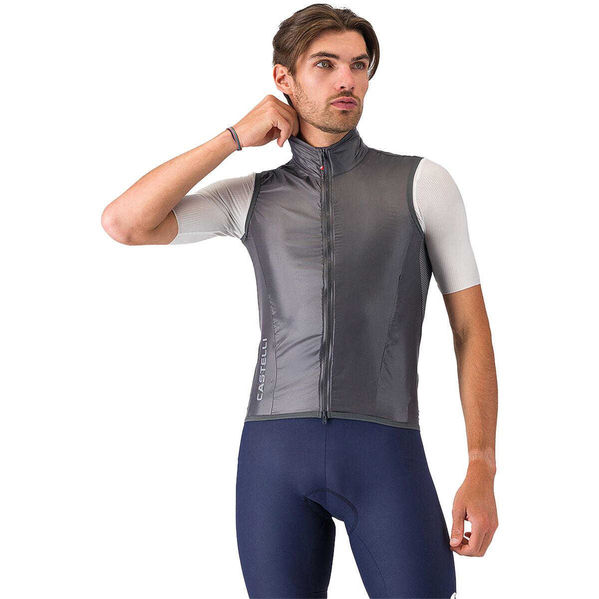 Image of Castelli Aria 2 Vest - Men's Dark Gray, L