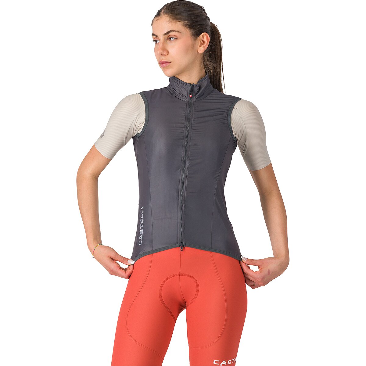 Image of Castelli Aria 2 Vest - Women's Dark Gray, M