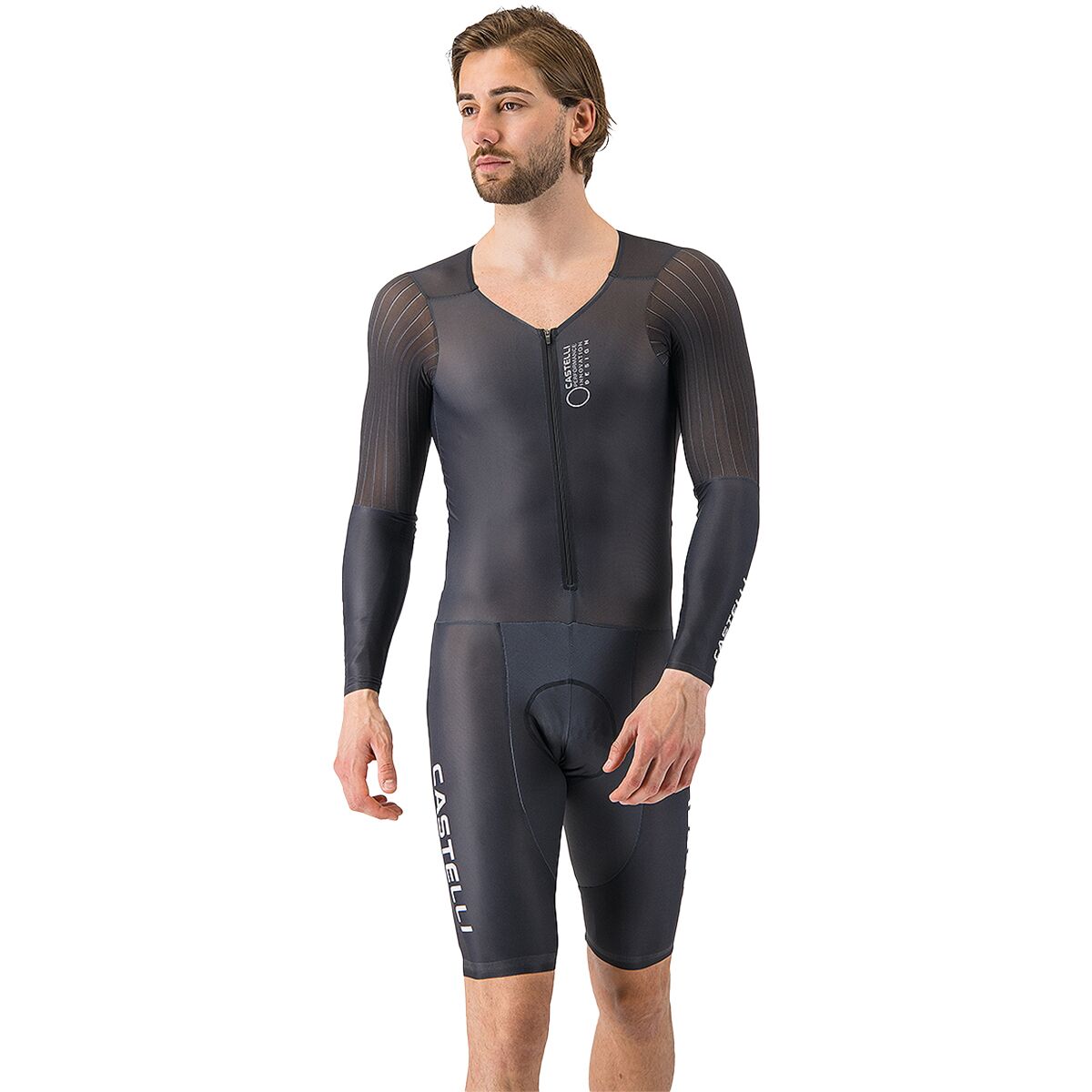 Image of Castelli Body Paint V TT Speedsuit - Men's Black, S