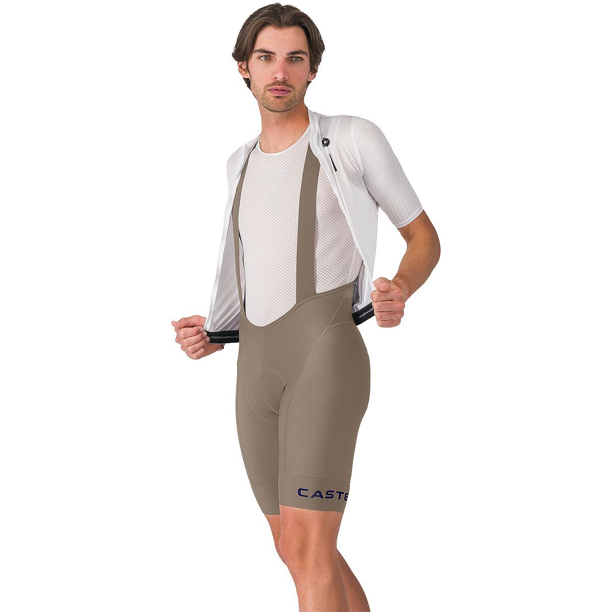 Image of Castelli Competizione 2 Kit Bib Short - Men's Clay, S