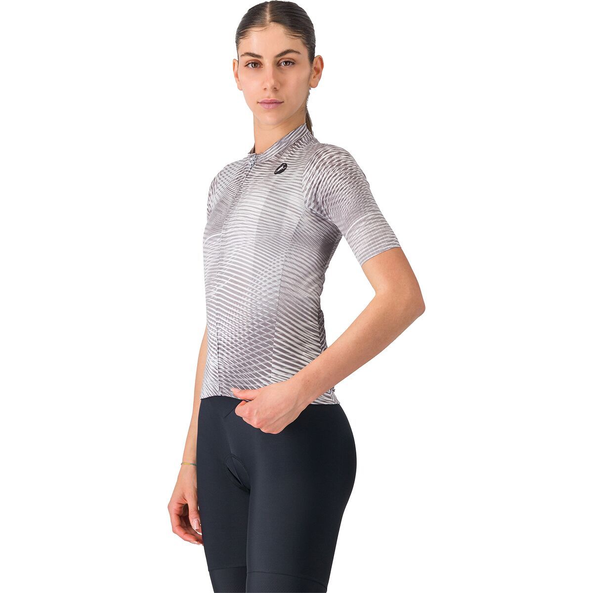 Image of Castelli Cosmic Vortex Jersey - Women's Gray, XL