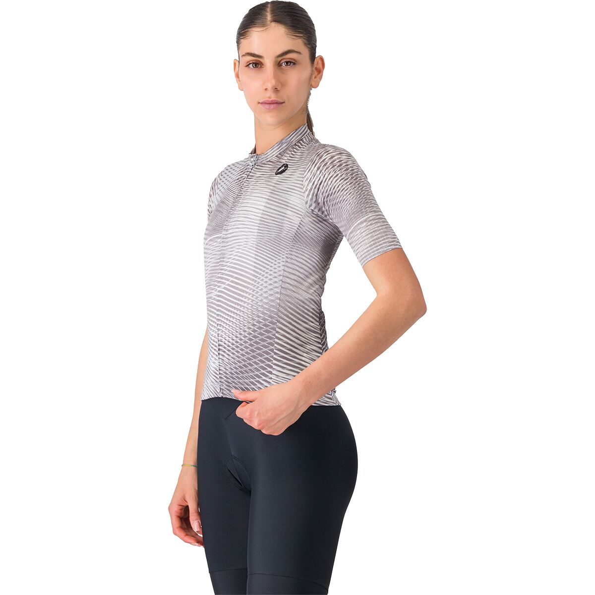 Image of Castelli Cosmic Vortex Jersey - Women's Gray, XL