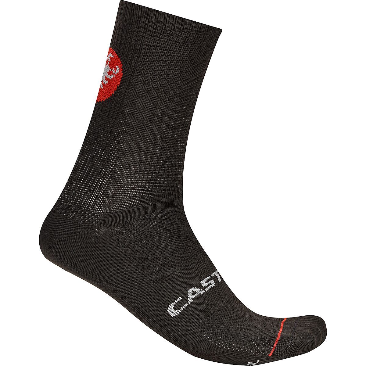 Image of Castelli Entrata 12 Sock Black, S/M
