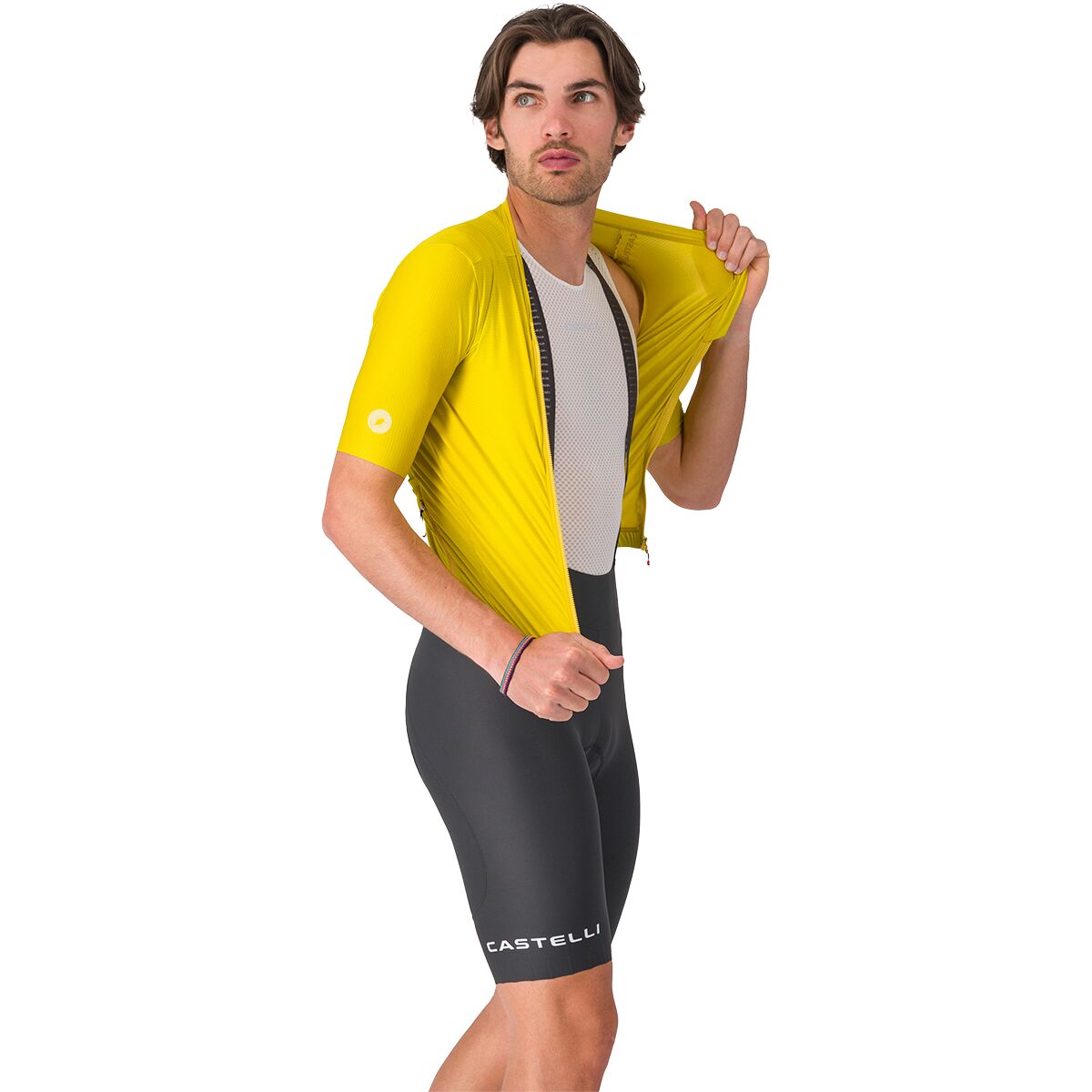Image of Castelli Espresso 2 Bib Short - Men's Dark Gray, 3XL