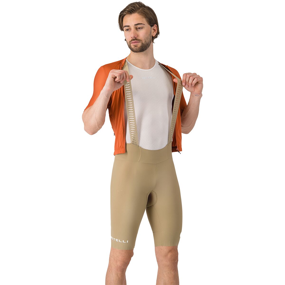 Image of Castelli Espresso 2 Bib Short - Men's Elmwood, 3XL