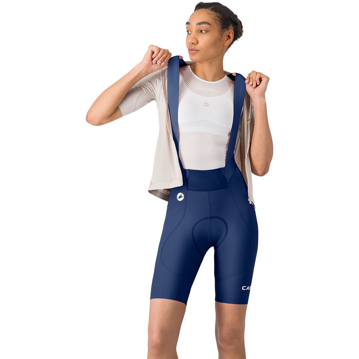 Image of Castelli Espresso 2 DT Bib Short - Women's Belgian Blue, M