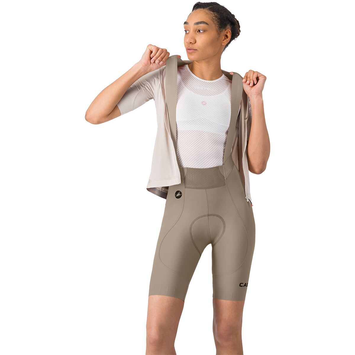 Image of Castelli Espresso 2 DT Bib Short - Women's Clay, M