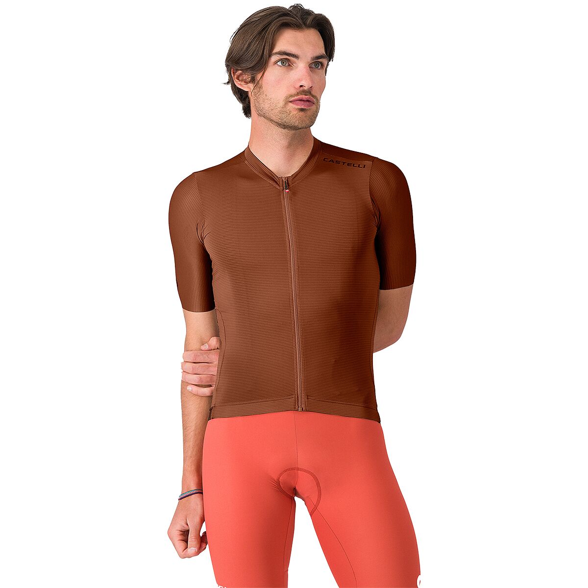 Image of Castelli Espresso 2 Jersey - Men's Deep Mocha, XXL