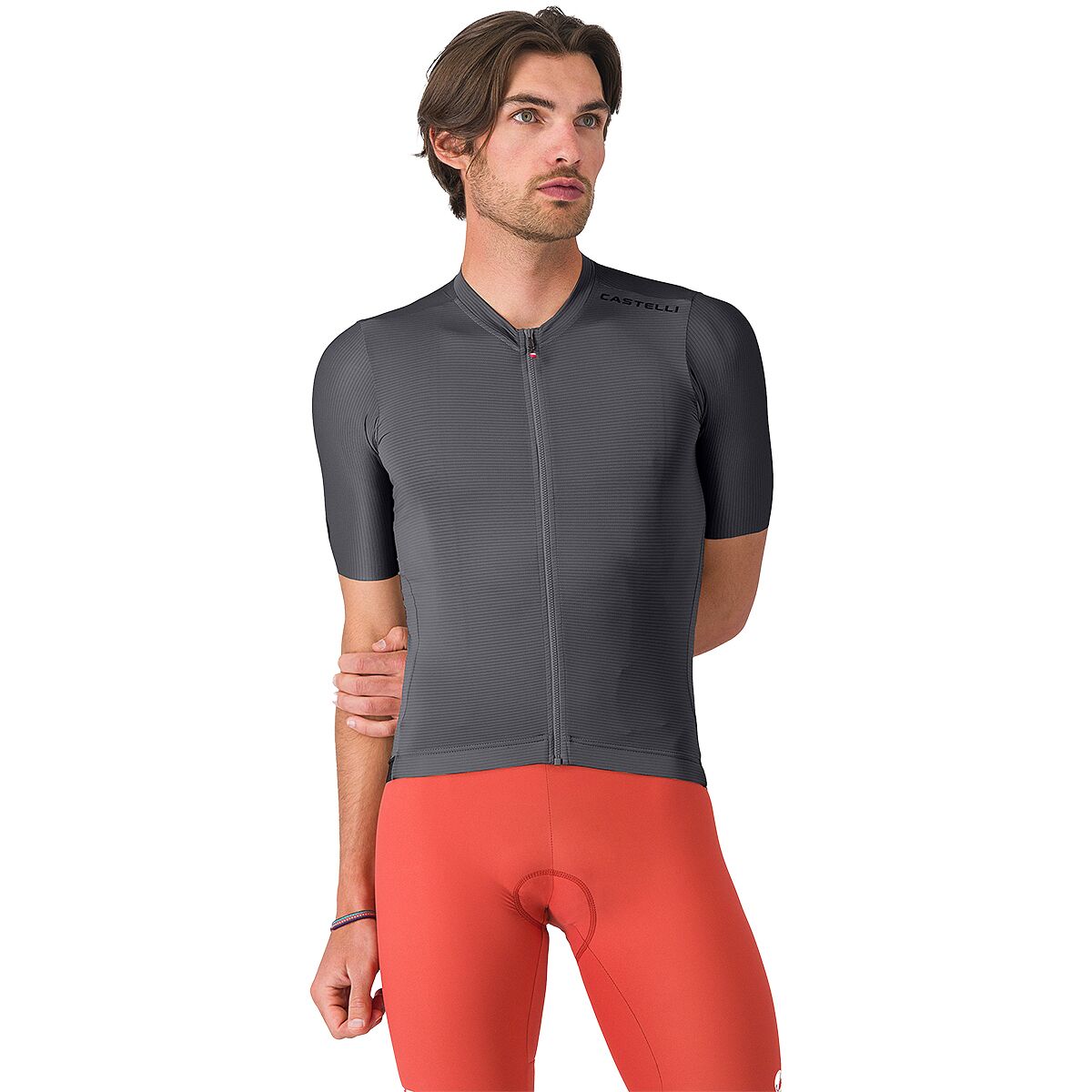 Image of Castelli Espresso 2 Jersey - Men's Smoky Gray, XXL