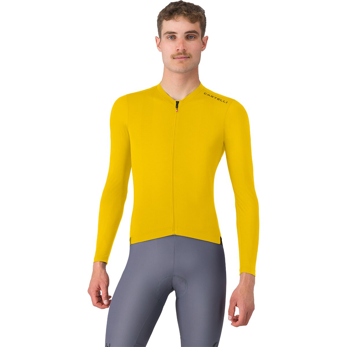 Image of Castelli Espresso 2 Long-Sleeve Jersey - Men's Mango Mojito, 3XL