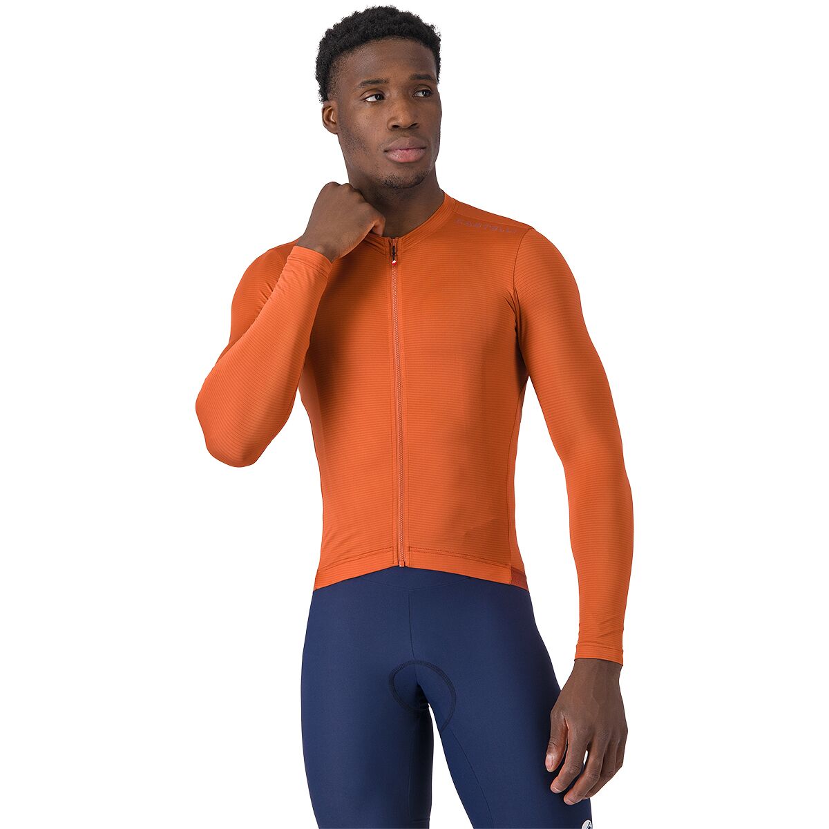 Image of Castelli Espresso 2 Long-Sleeve Jersey - Men's Paprika, XXL