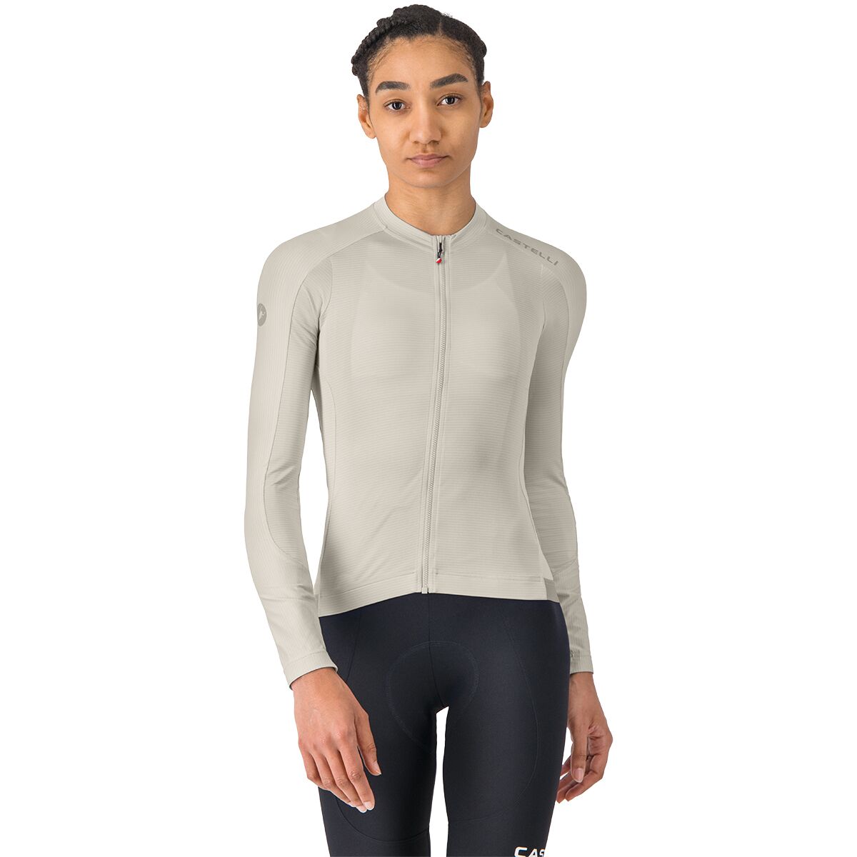 Image of Castelli Espresso 2 Long-Sleeve Jersey - Women's Silver Moon, L