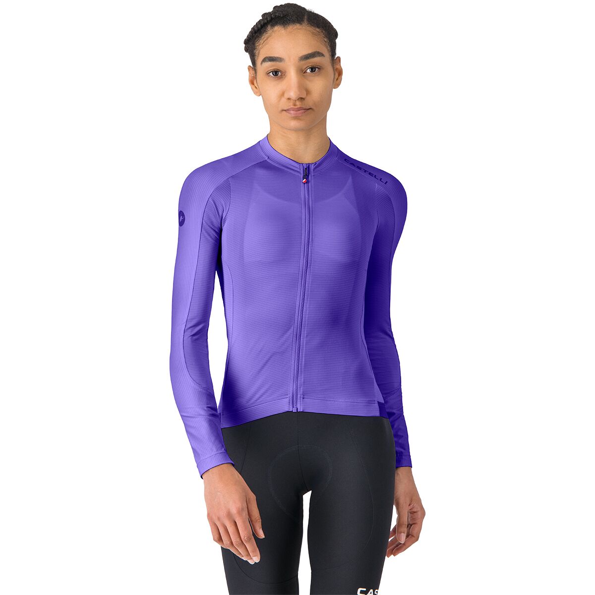 Image of Castelli Espresso 2 Long-Sleeve Jersey - Women's Ultraviolet, M
