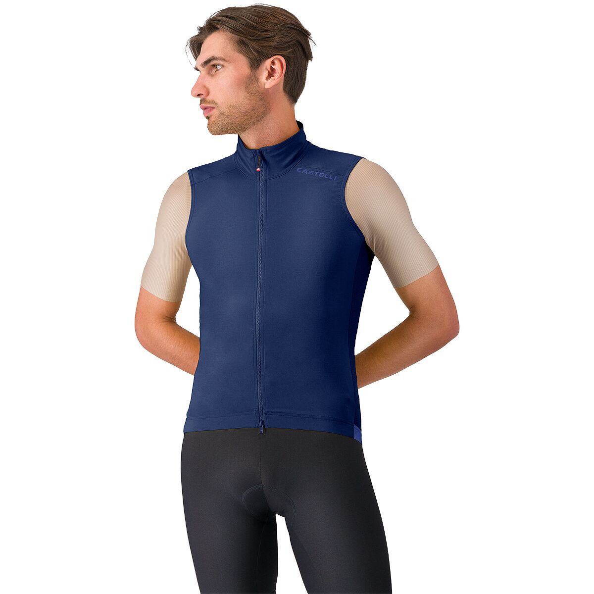 Image of Castelli Espresso 2 Vest - Men's Belgian Blue, XXL