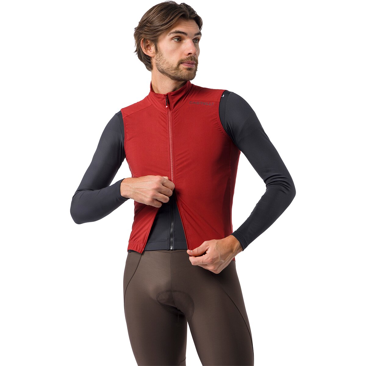 Image of Castelli Espresso 2 Vest - Men's Garnet, 3XL