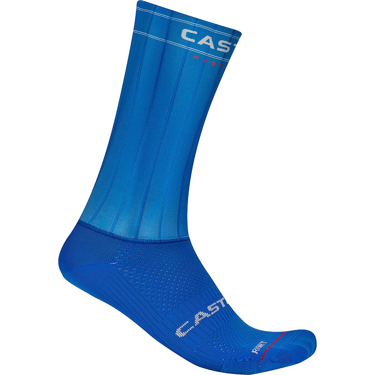 Image of Castelli Fast Feet 4 Sock Azzurro Italia, S/M