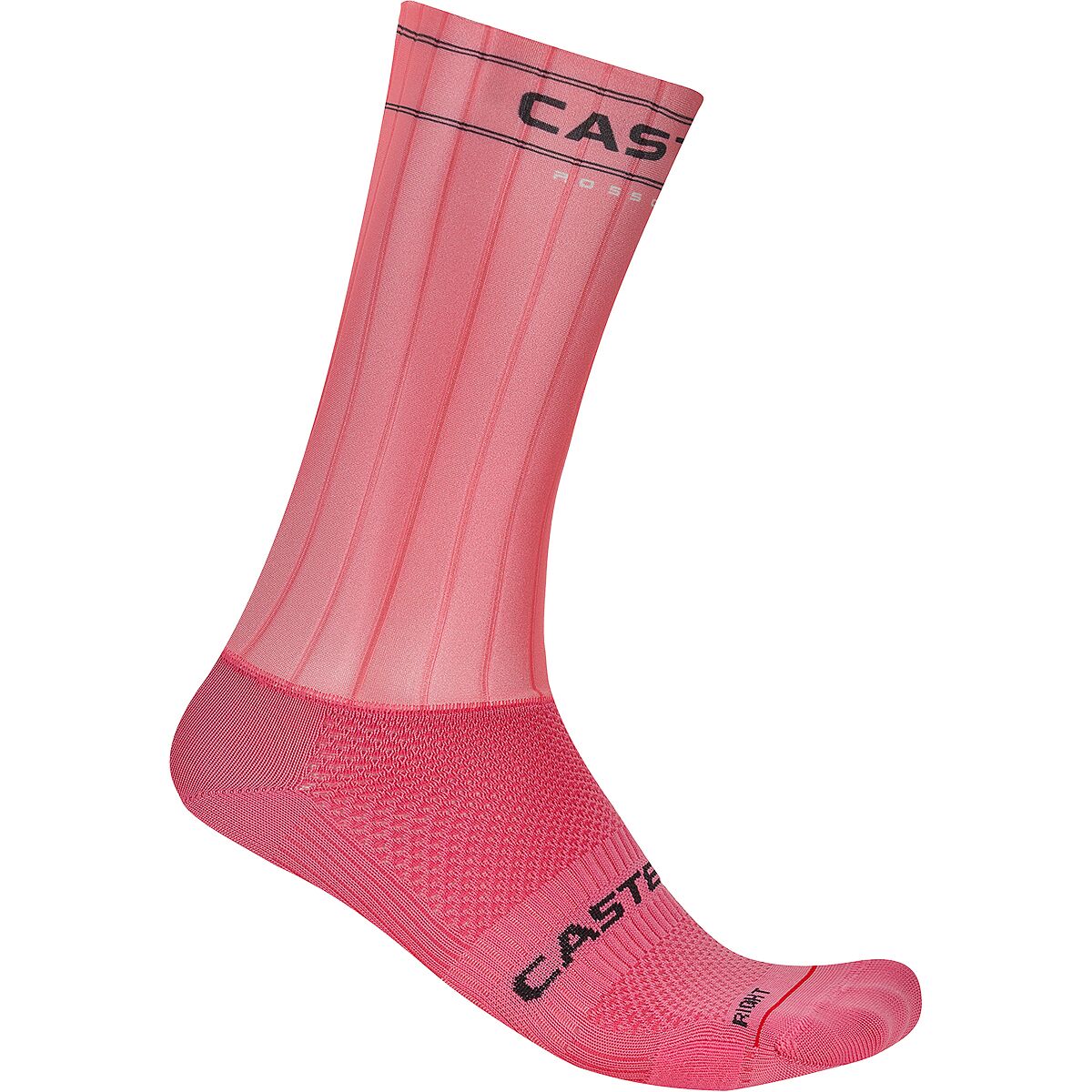 Image of Castelli Fast Feet 4 Sock Rosa Giro, S/M