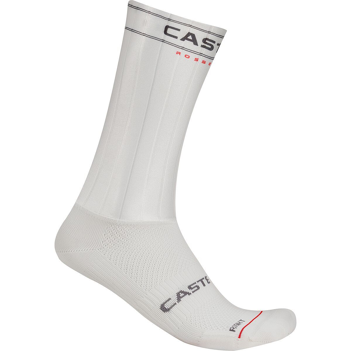 Image of Castelli Fast Feet 4 Sock White, XXL