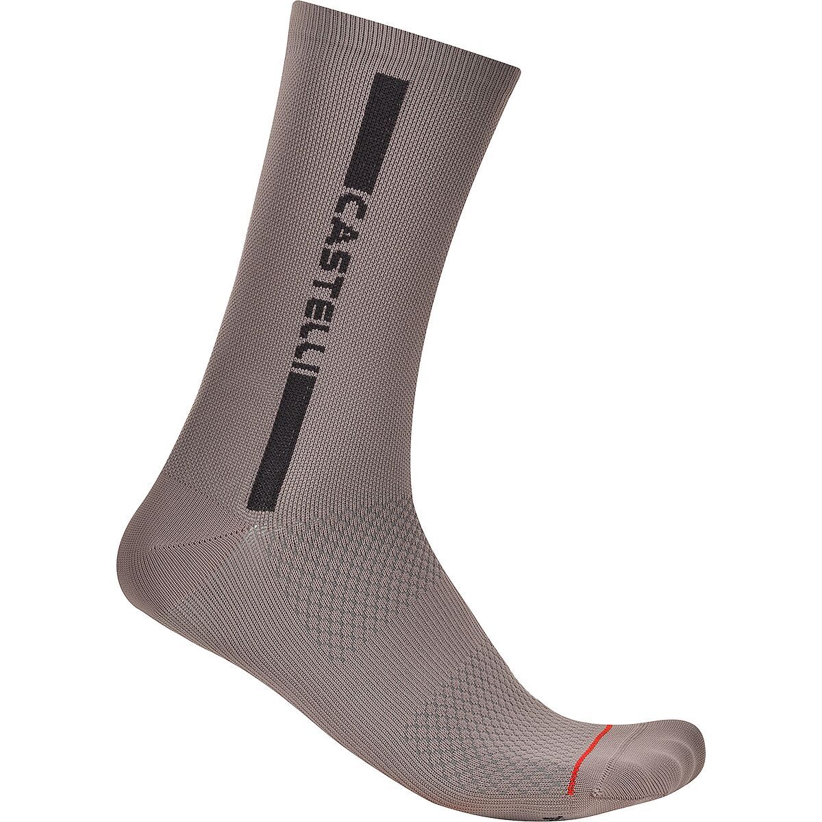 Image of Castelli Linea Logo 15 Sock Clay/Belgian Bliue, XXL