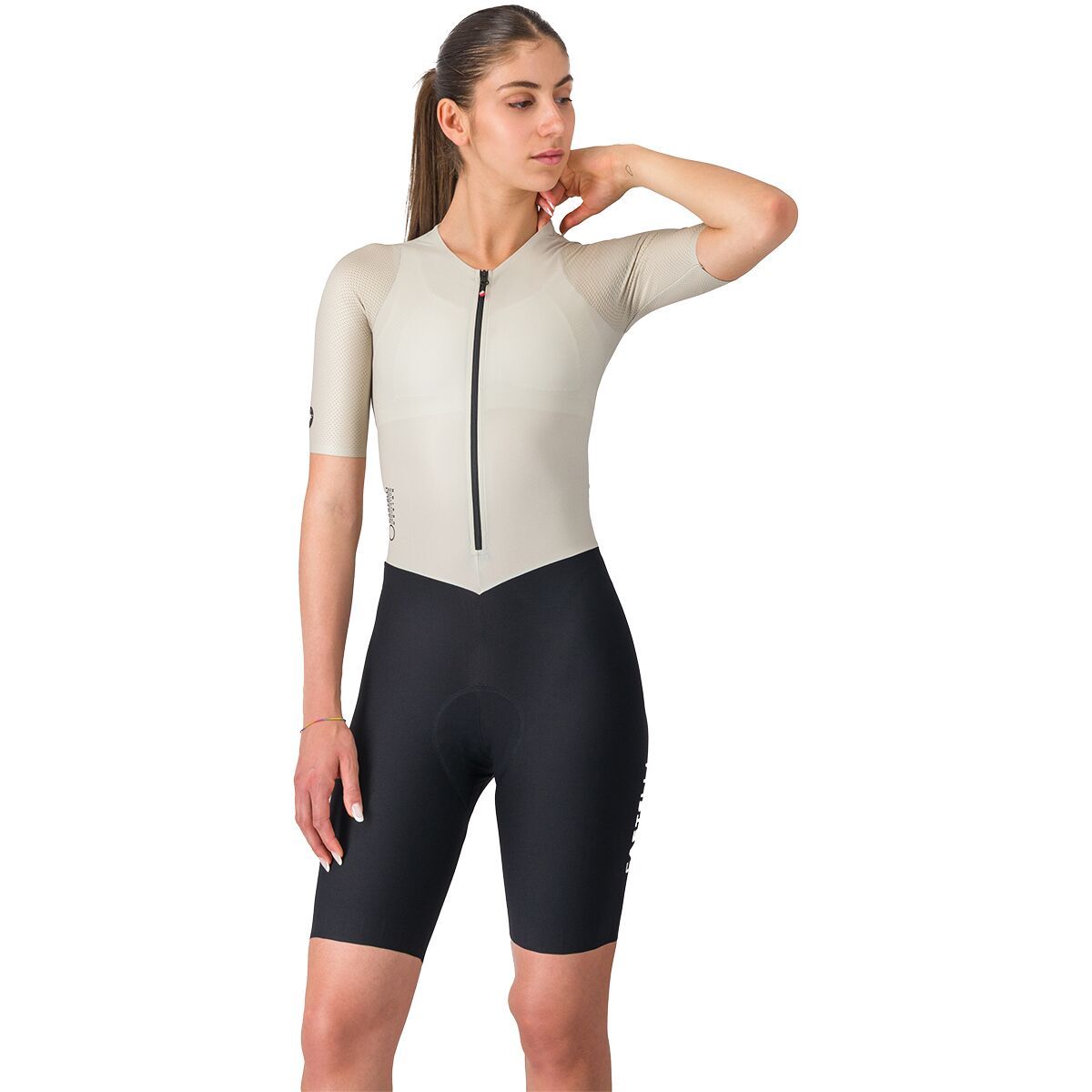 Image of Castelli Movement Suit - Women's Silver Moon/Black, M