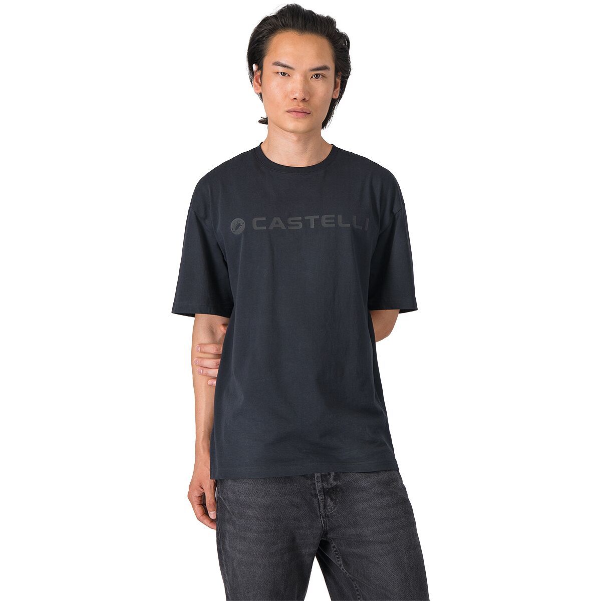 Image of Castelli Tone Logo T-Shirt - Men's Black, L