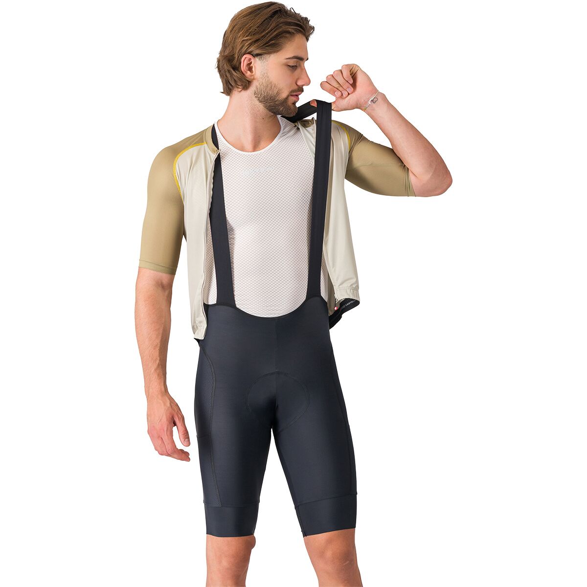 Image of Castelli Unlimited 2 Cargo Bib Short - Men's Black, 3XL