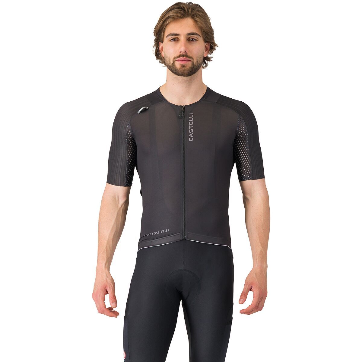 Image of Castelli Unlimited Pro 2 Jersey - Men's Black, XL