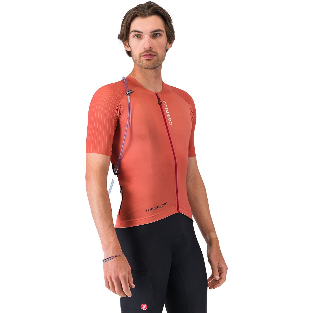 Image of Castelli Unlimited Pro 2 Jersey - Men's Paprika, XXL