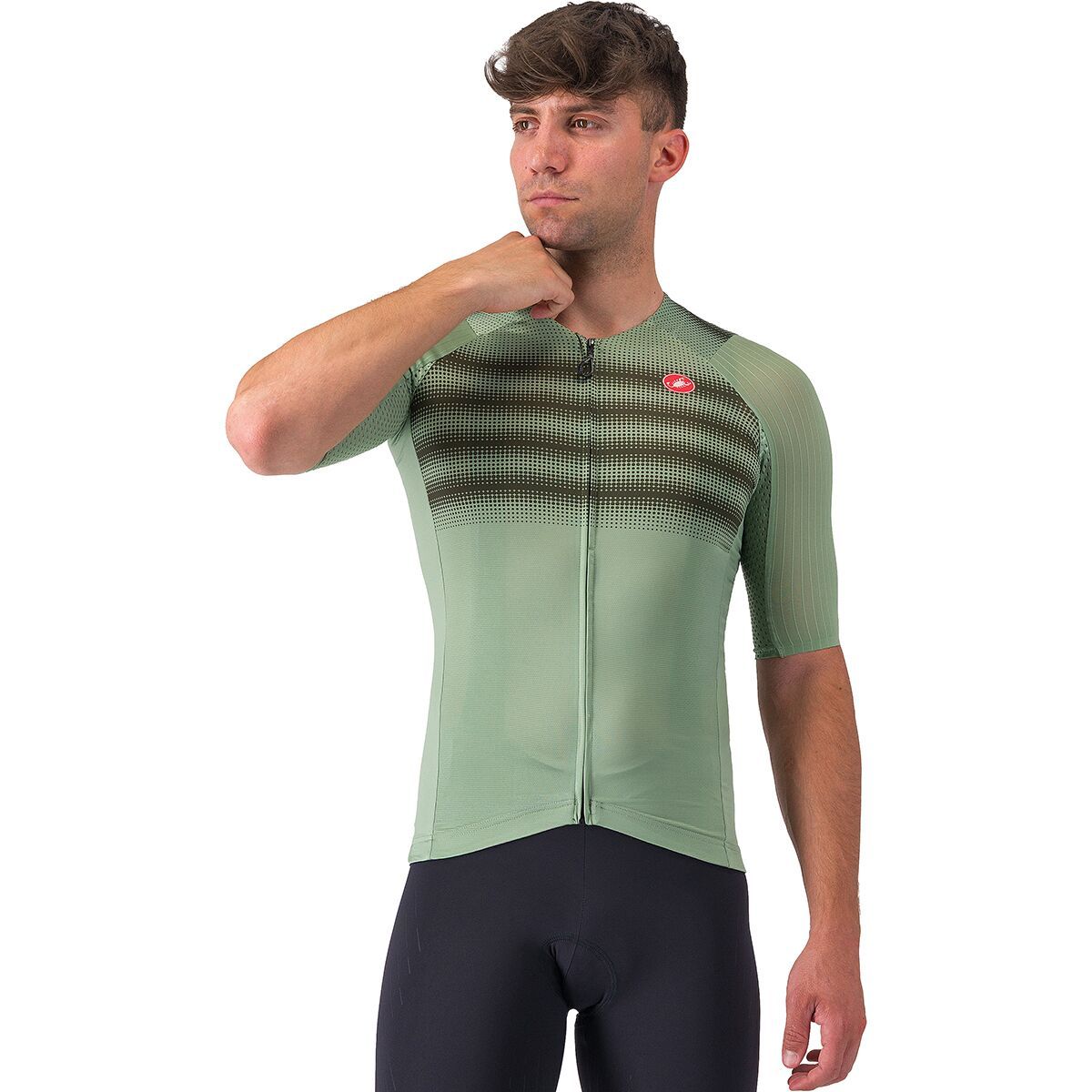 Image of Castelli Aero Race 8 Limited Edition Jersey - Men's Green Pepper/Deep Green, XXL