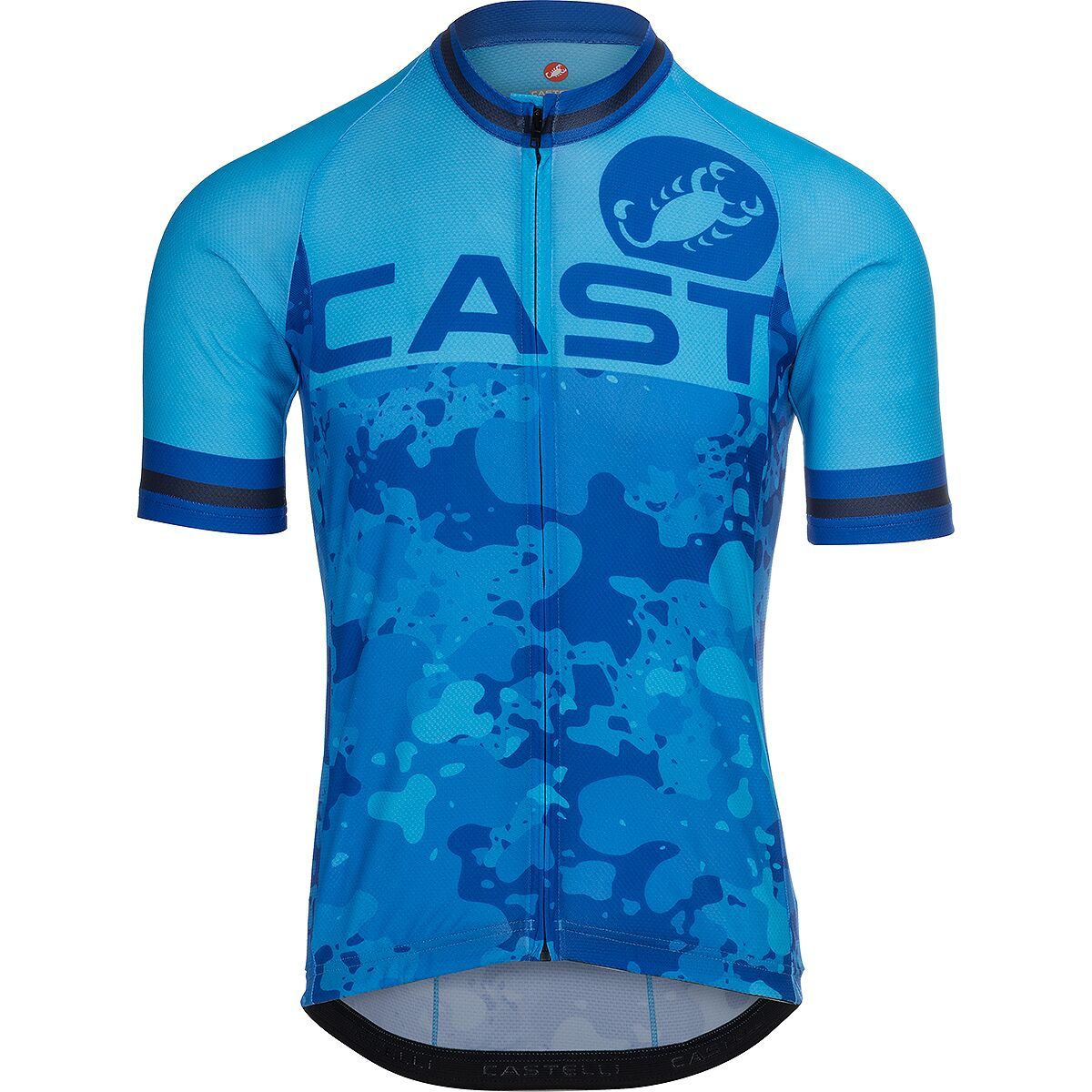Image of Castelli Attacco 2 Limited Edition Jersey - Men's Neon Cobalt/Azzuro Italia/Twilight Blue, 3XL