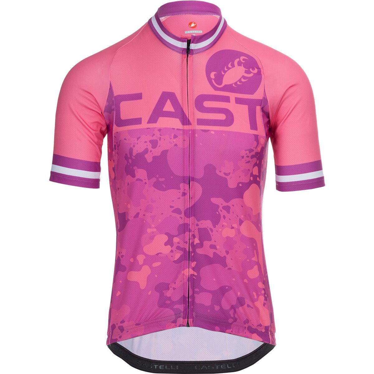 Image of Castelli Attacco 2 Limited Edition Jersey - Men's Rosa Giro/Violet Pink/White, XL