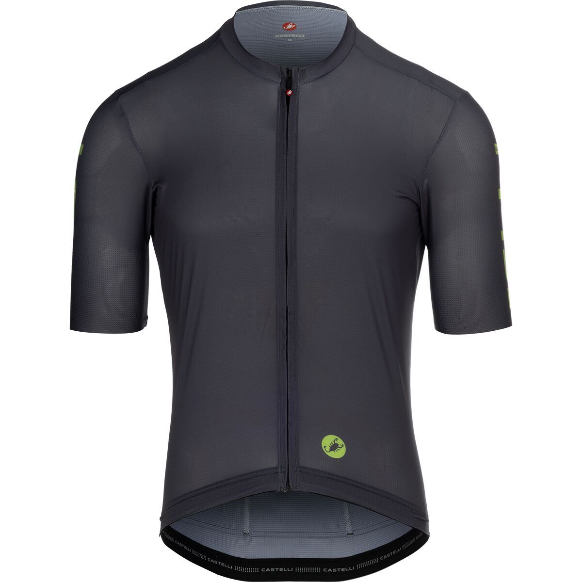 Image of Castelli Entrata Apex Limited Edition Jersey - Men's Smoky Gray/Chartruese, S