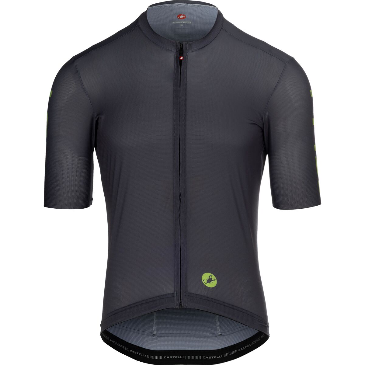 Image of Castelli Entrata Apex Limited Edition Jersey - Men's Smoky Gray/Chartruese, M