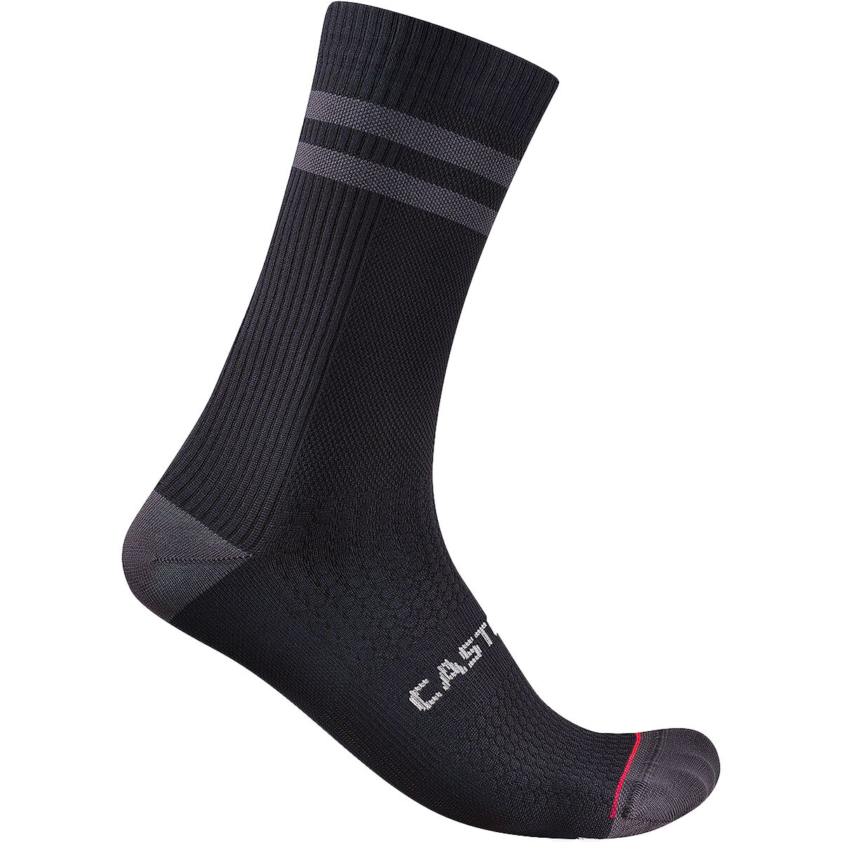 Image of Castelli Originale 18 Limited Edition Sock Black/Dark Gray, XXL