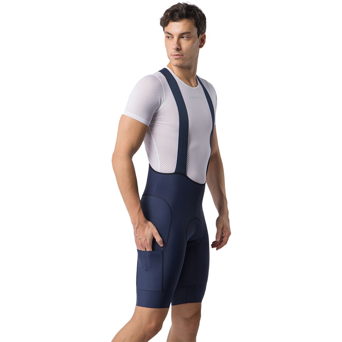 Image of Castelli Unlimited 2 Cargo Limited Edition Bibshort - Men's Belgian Blue/Saville Blue, XXL
