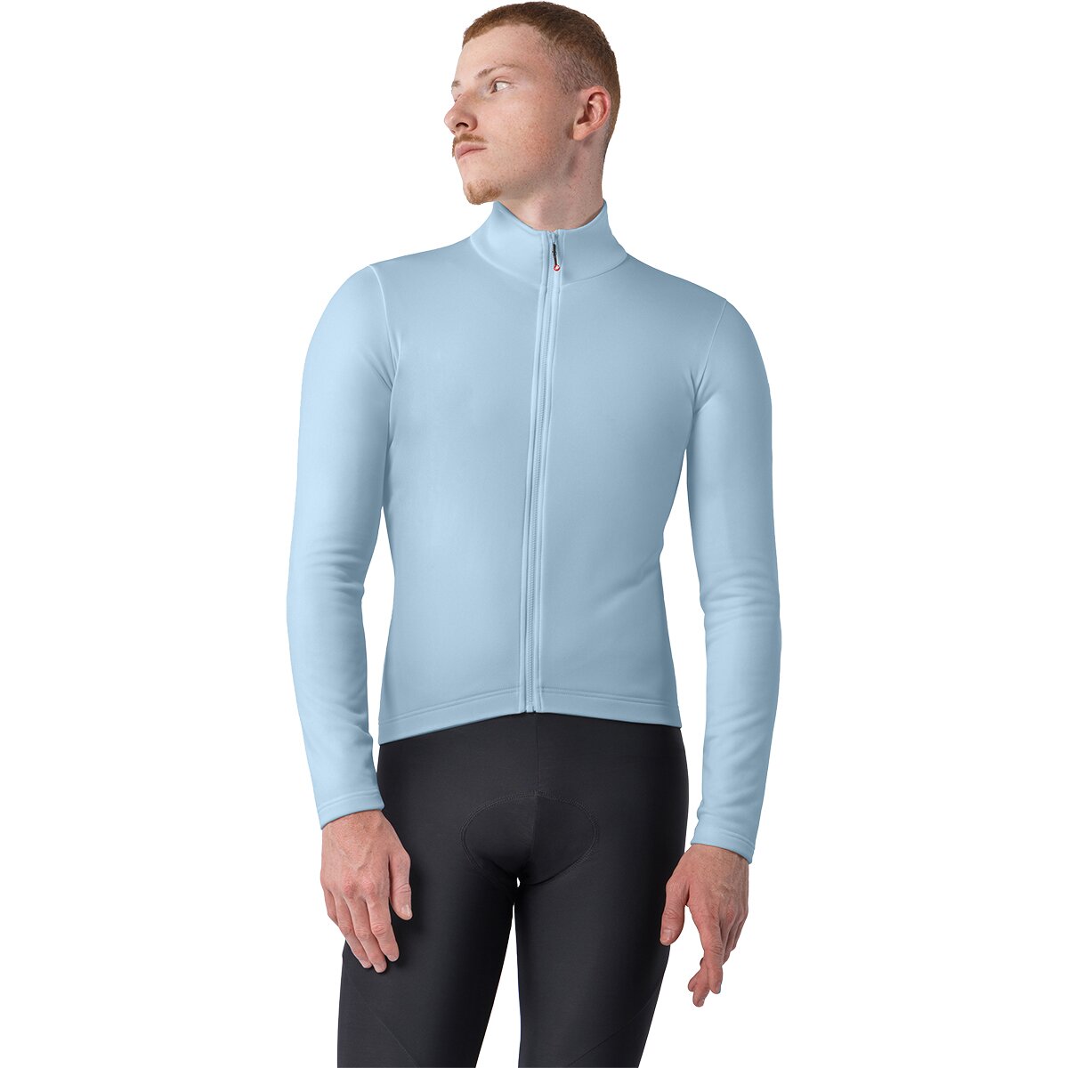 Image of Castelli Competizione Thermal Long-Sleeve Jersey - Men's Steel Fade, XXL