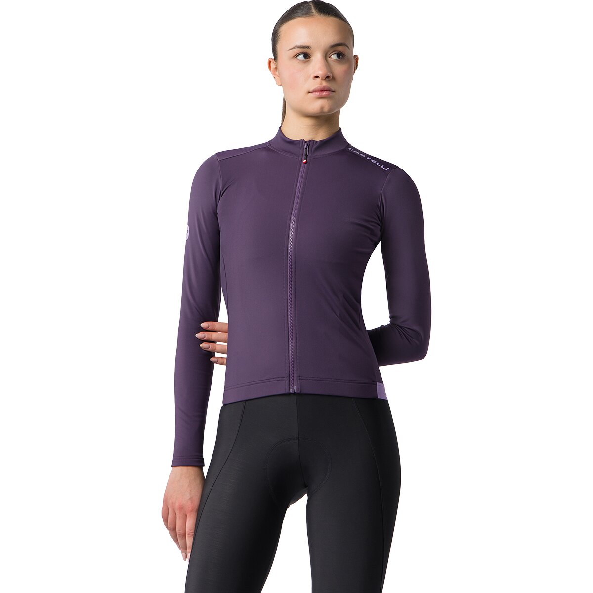 Image of Castelli Espresso Thermal 2 Long-Sleeve Jersey - Women's Night Shade, L