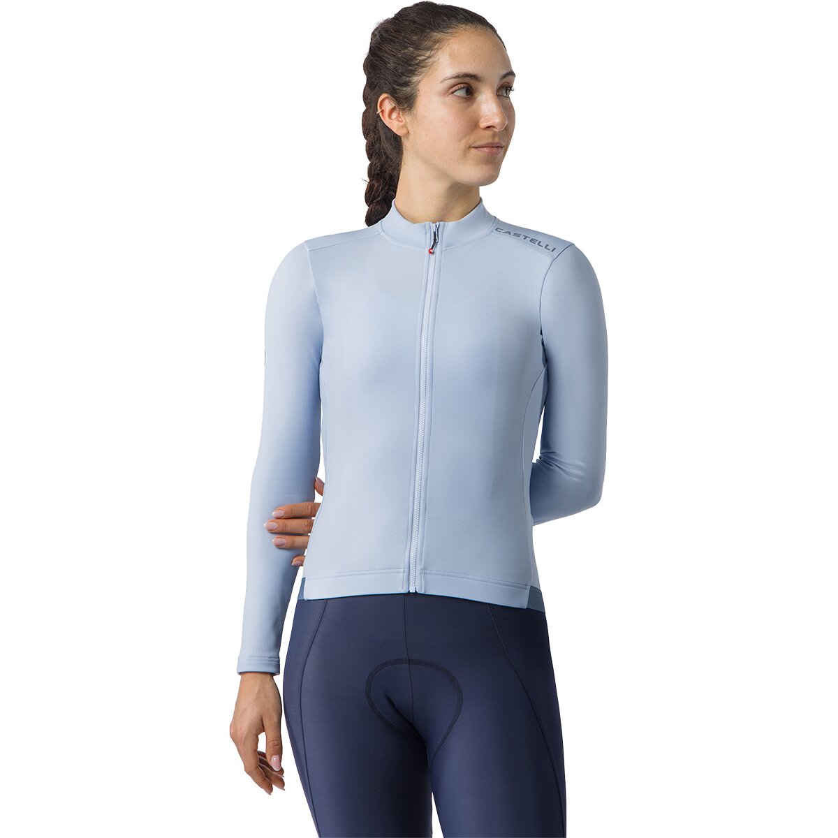 Image of Castelli Espresso Thermal 2 Long-Sleeve Jersey - Women's Steel Fade, M