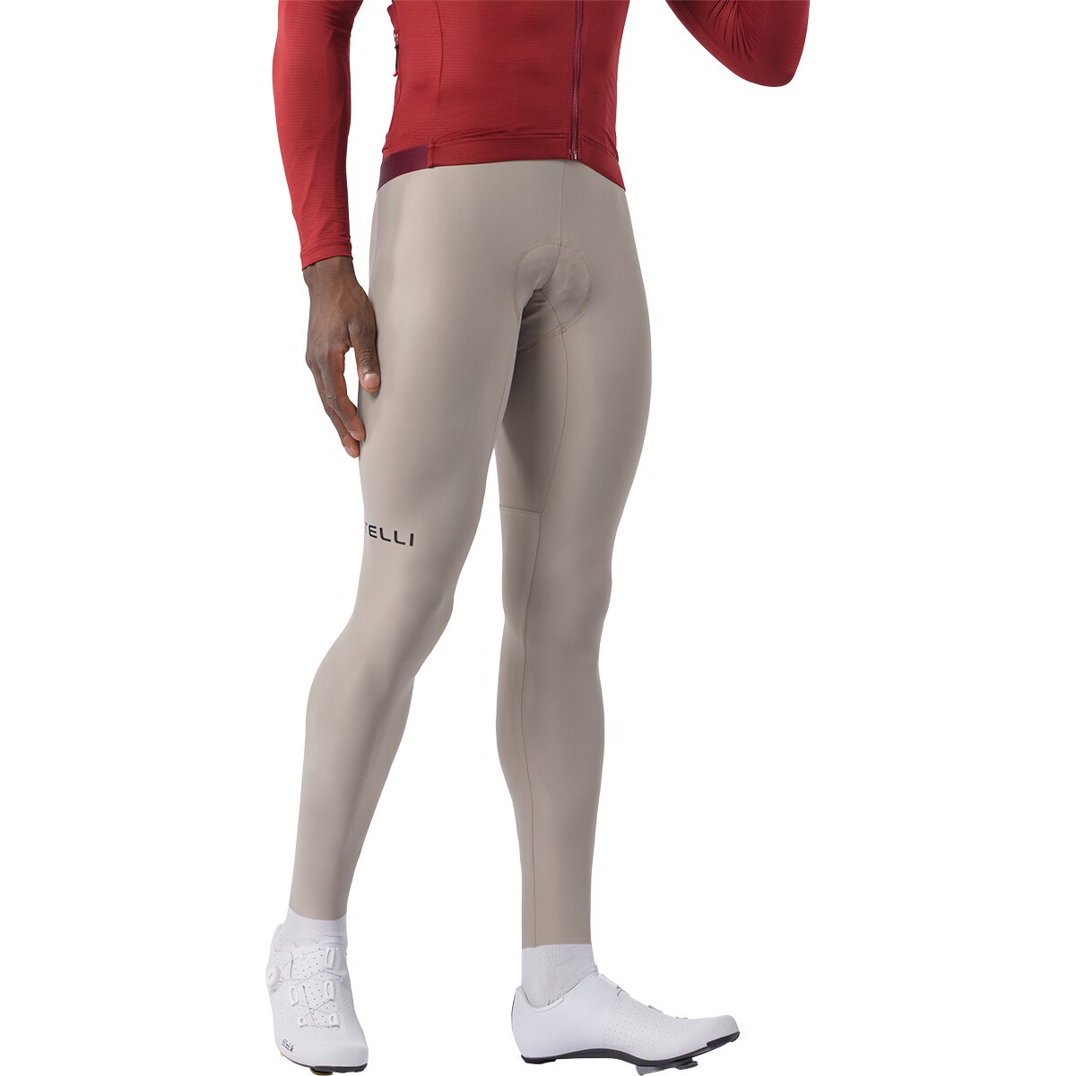 Image of Castelli Espresso Trnstn Bibtight - Men's Clay, XL