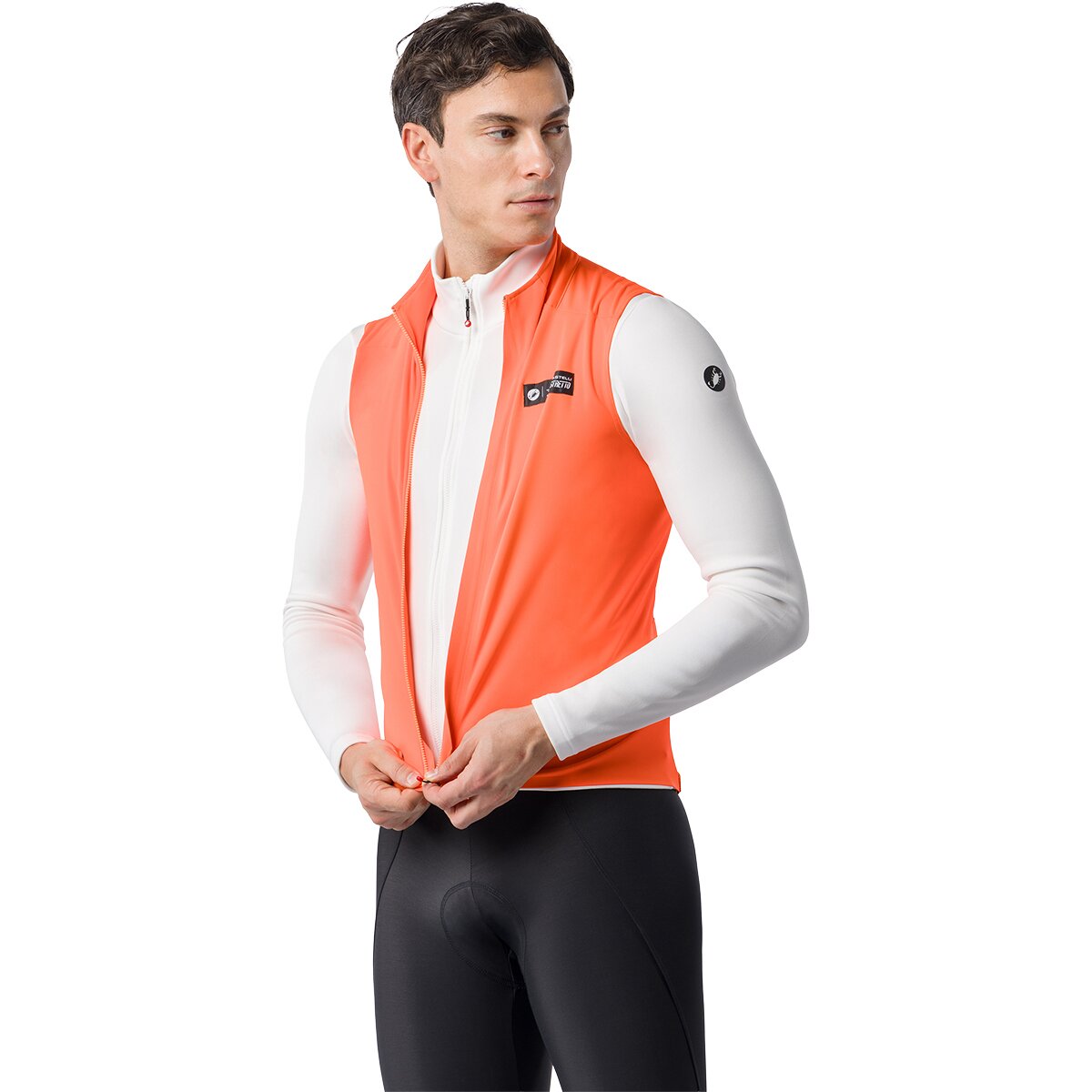 Image of Castelli Perfetto 2 Vest - Men's Brilliant Orange, 3XL
