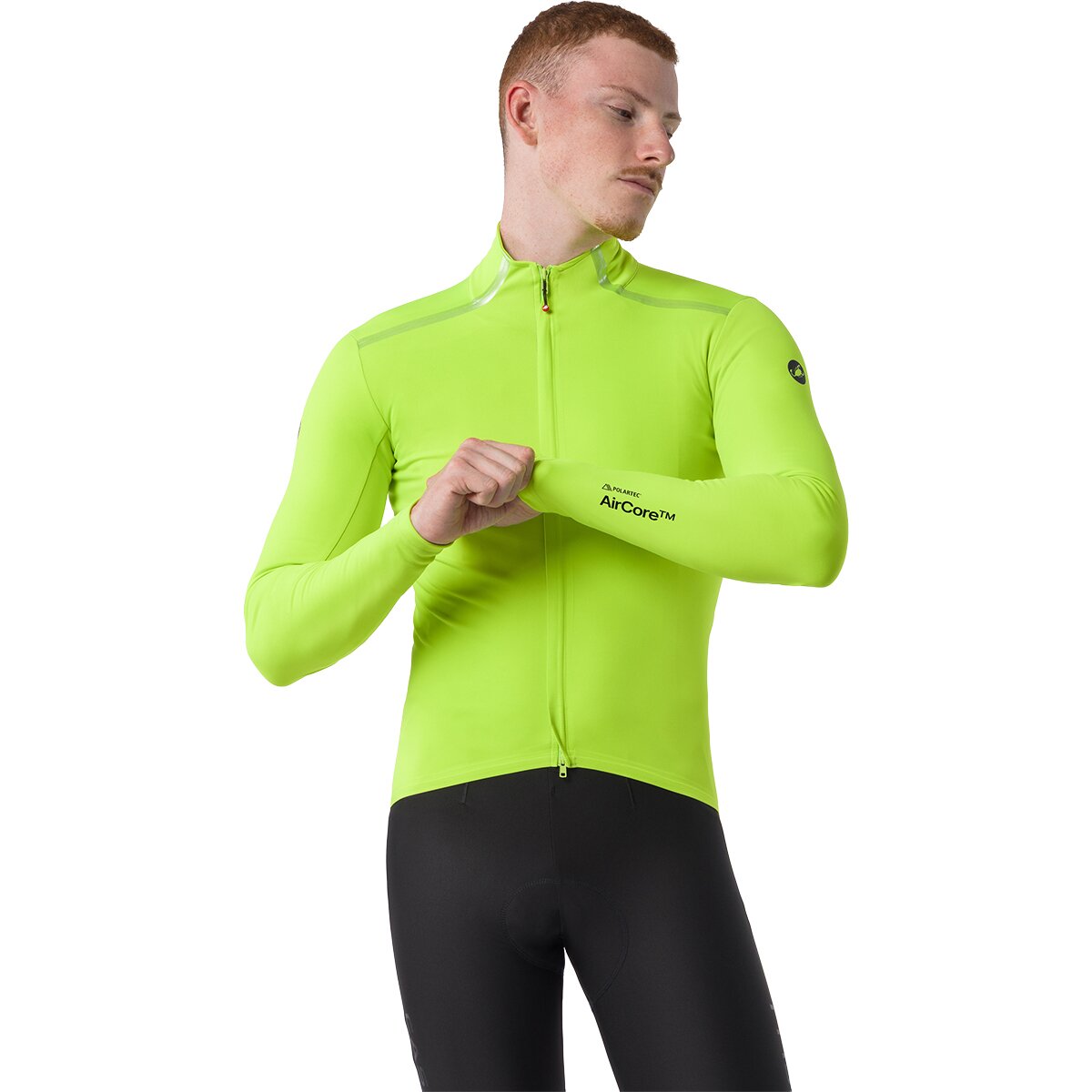 Image of Castelli Perfetto Pro Jacket - Men's Electric Lime, L