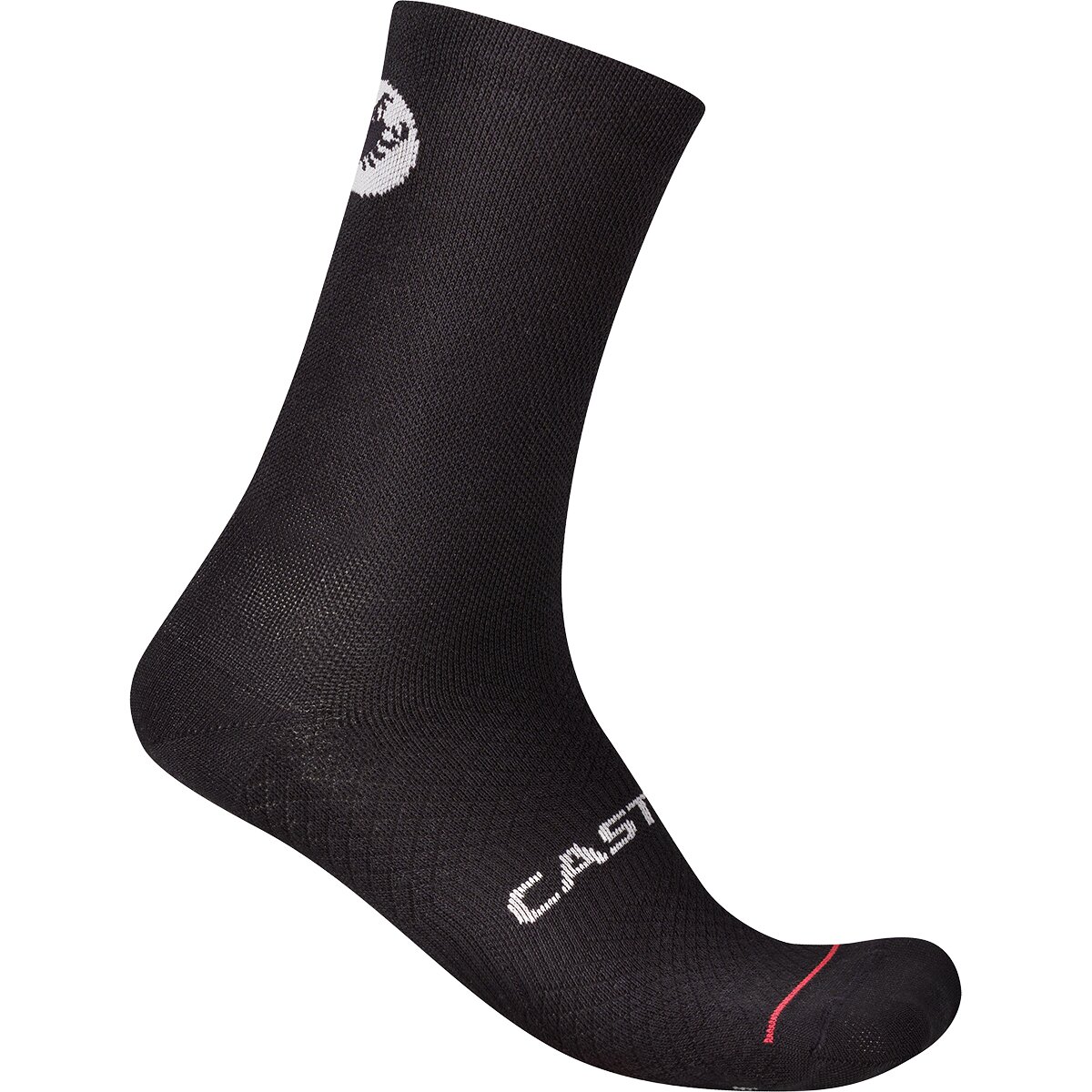 Image of Castelli Scorpion Logo 15 Thermal Sock - Women's Black, S/M