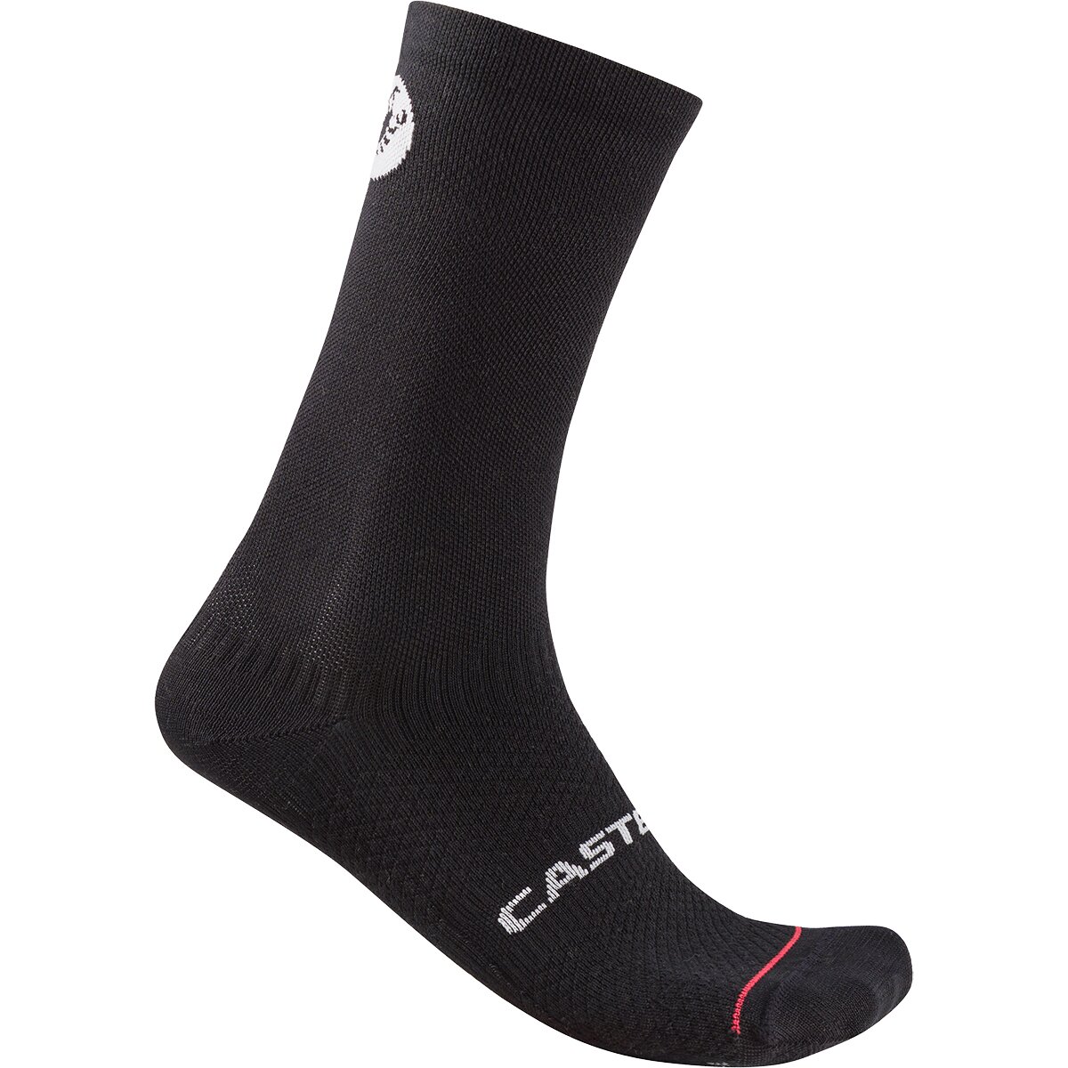 Image of Castelli Scorpion Logo 20 Thermal Sock Black, S/M