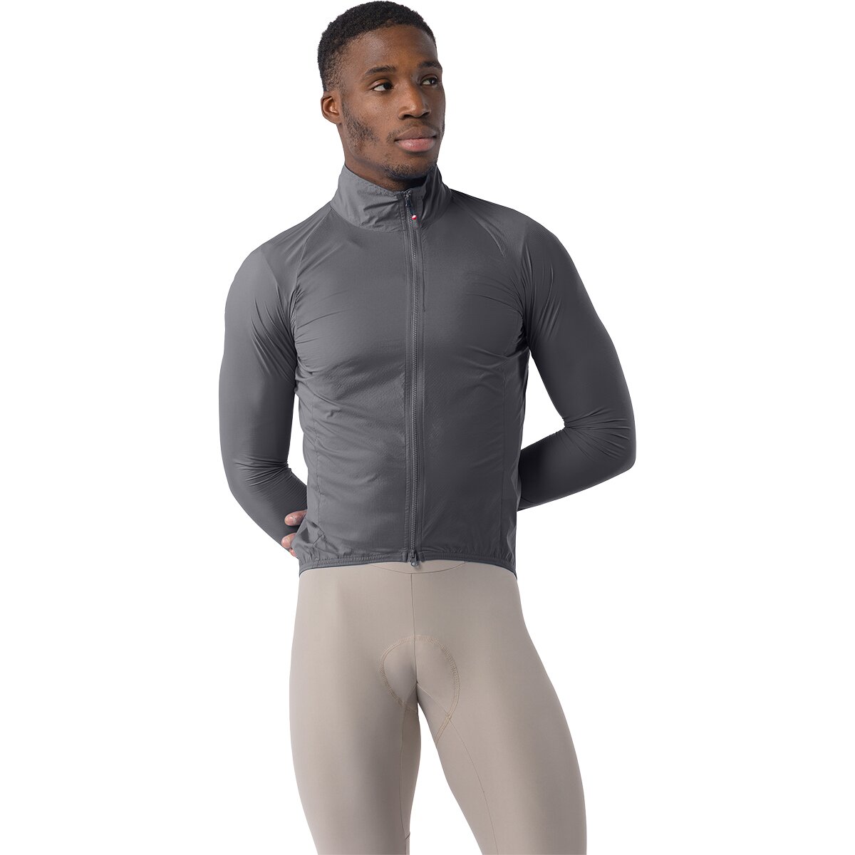Image of Castelli Transition Air Jacket - Men's Smoky Gray, XL