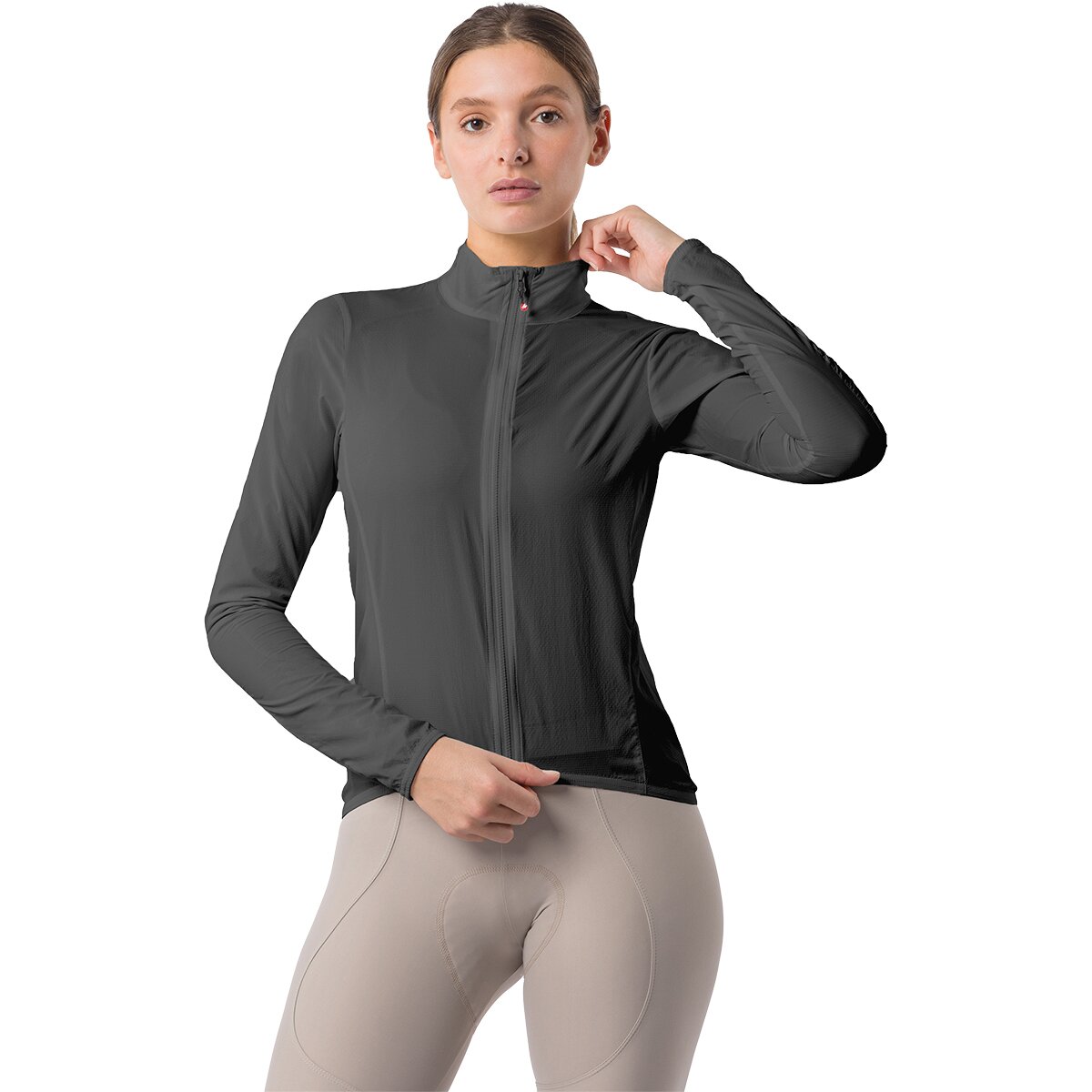 Image of Castelli Transition Air Jacket - Women's Smoky Gray, L