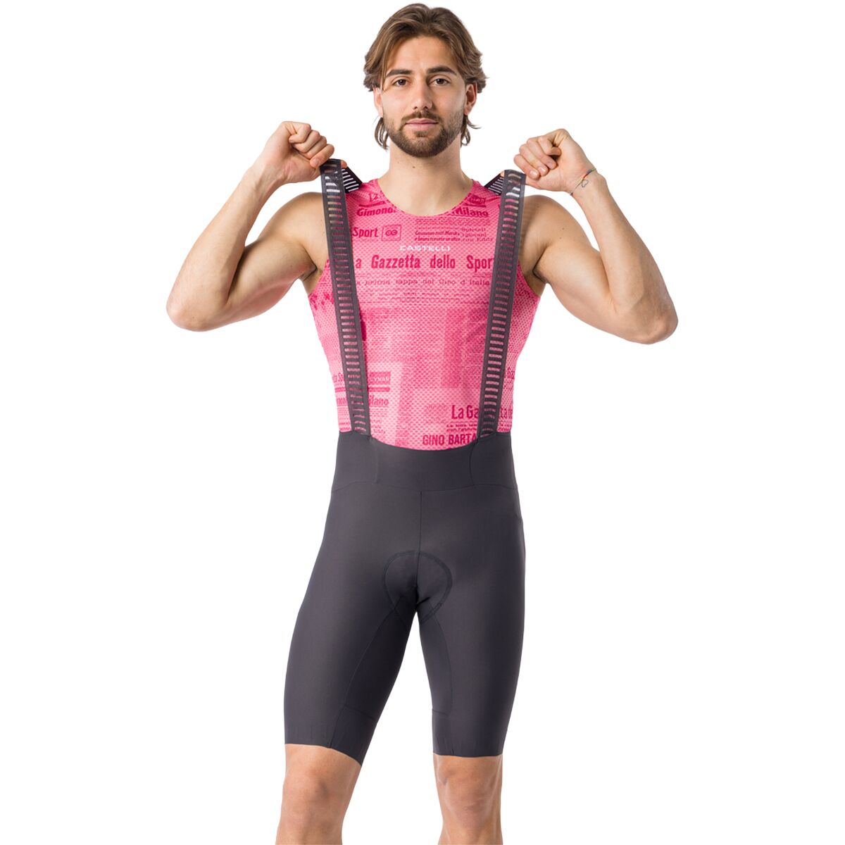 Image of Castelli #GIRO Trofeo 2 Bibshort - Men's Dark Gray, M