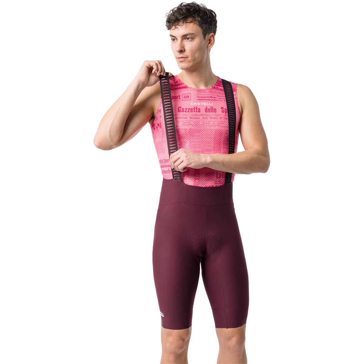 Image of Castelli #GIRO Trofeo 2 Bibshort - Men's Deep Bordeaux, XXL